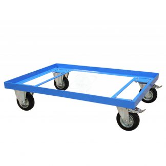 Carrello Porta Cassette Euronorm con Ruote Frenate - Tipo Grande