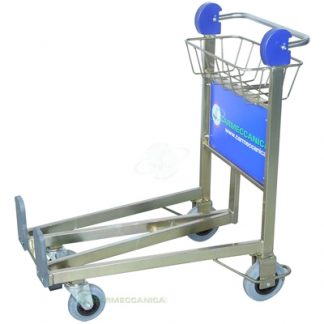 Carrello Porta Bagagli in Tubolare INOX