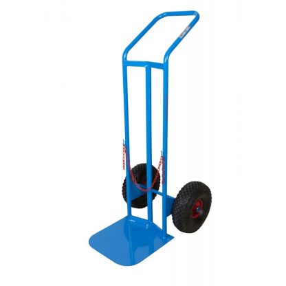 Carrello Portabombole monoposto 2 ruote pneumatiche diametro 300 catenella