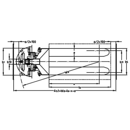 Transpallet manuale a pantografo misure